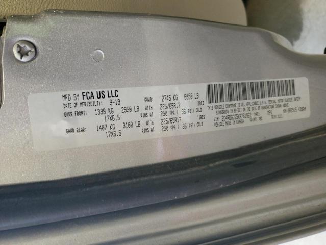 2019 DODGE GRAND CARA - 2C4RDGCG5KR761922