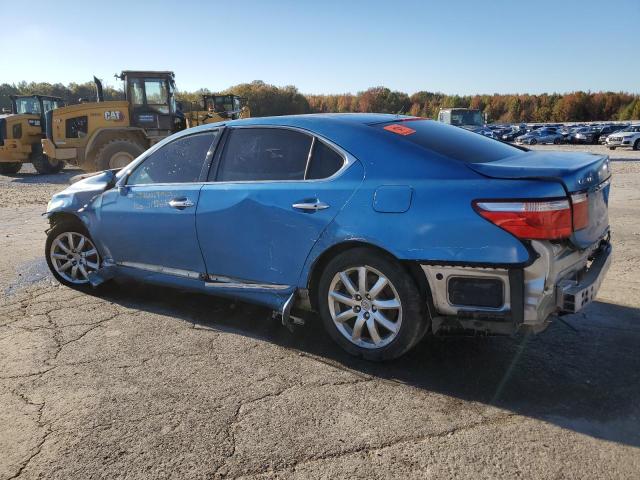 LEXUS LS 460L 2007 blue  gas JTHGL46F575012763 photo #3