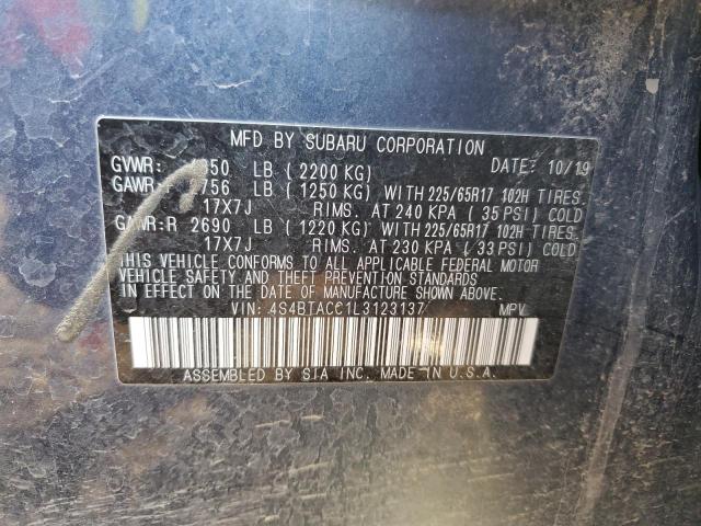 VIN 4S4BTACC1L3123137 2020 SUBARU OUTBACK no.13