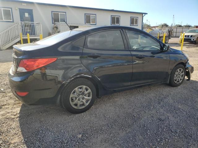 HYUNDAI ACCENT GLS 2013 black  gas KMHCT4AE2DU412890 photo #4