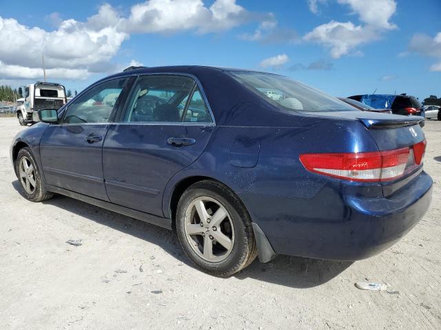 HONDA ACCORD EX 2003 blue  gas 1HGCM56613A111375 photo #3