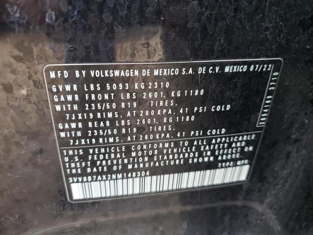 2022 VOLKSWAGEN TIGUAN SE - 3VV8B7AX2NM148304