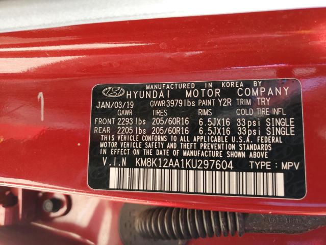 2019 HYUNDAI KONA SE - KM8K12AA1KU297604