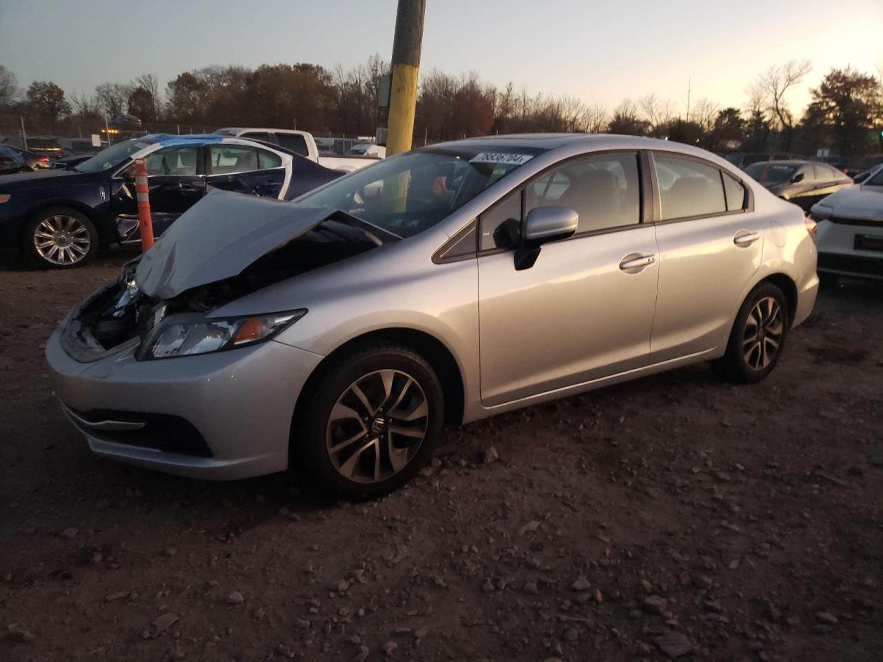 Lot #3003819501 2015 HONDA CIVIC EX