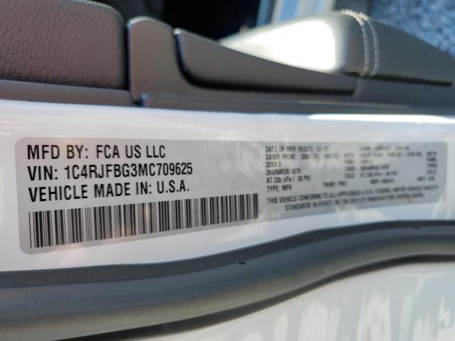 2021 JEEP GRAND CHER - 1C4RJFBG3MC709625