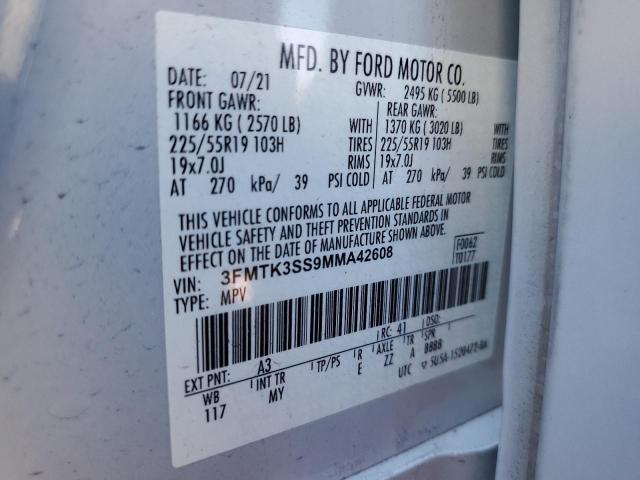 2021 FORD MUSTANG MA - 3FMTK3SS9MMA42608