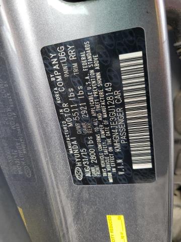 2016 HYUNDAI GENESIS 3. - KMHGN4JE3GU128149