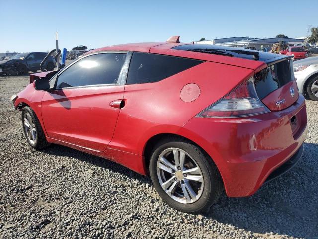 HONDA CR-Z EX 2011 red  hybrid engine JHMZF1D68BS012297 photo #3