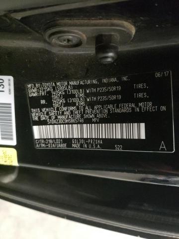 2017 TOYOTA SIENNA SE 5TDXZ3DC9HS865746
