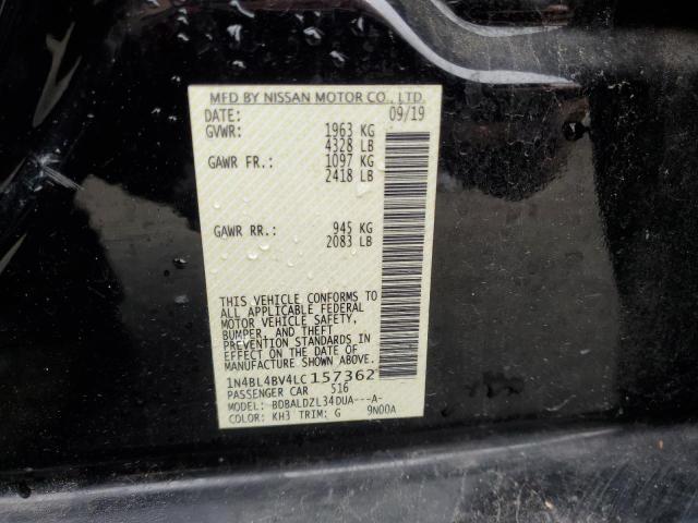 2020 NISSAN ALTIMA S - 1N4BL4BV4LC157362