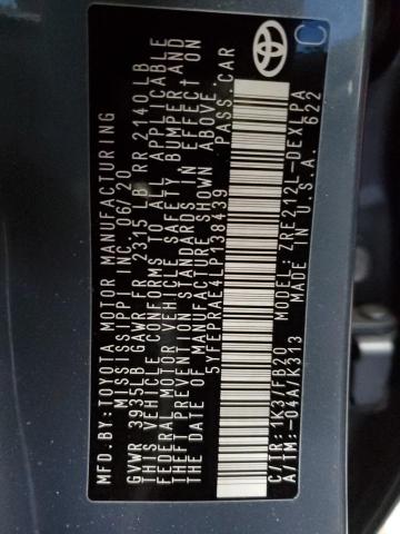 2020 TOYOTA COROLLA LE - 5YFEPRAE4LP138439
