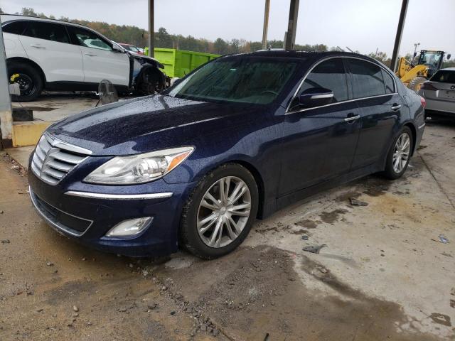 HYUNDAI GENESIS 3. 2012 blue  gas KMHGC4DD2CU208190 photo #1