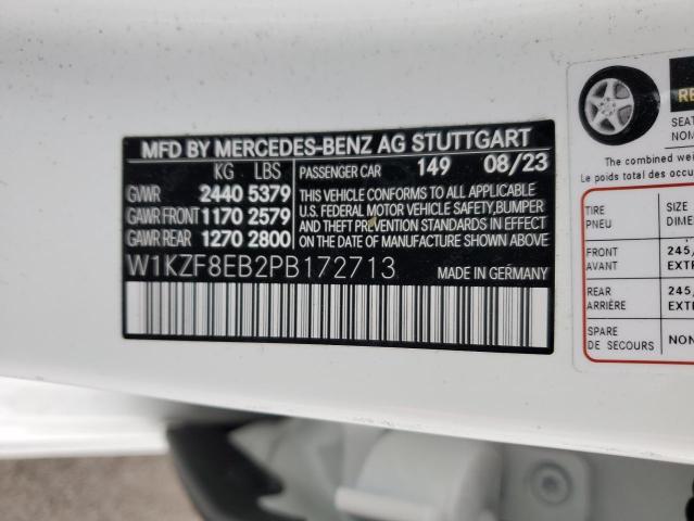 2023 MERCEDES-BENZ E 350 4MAT - W1KZF8EB2PB172713