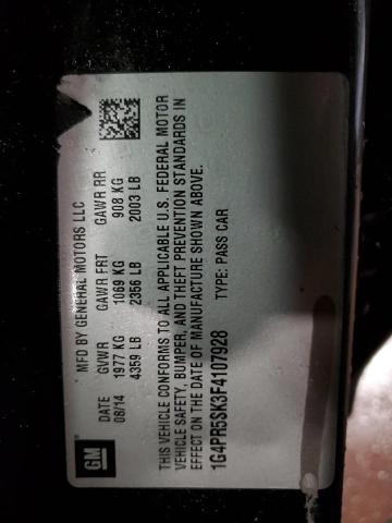 2015 BUICK VERANO CON 1G4PR5SK3F4107928