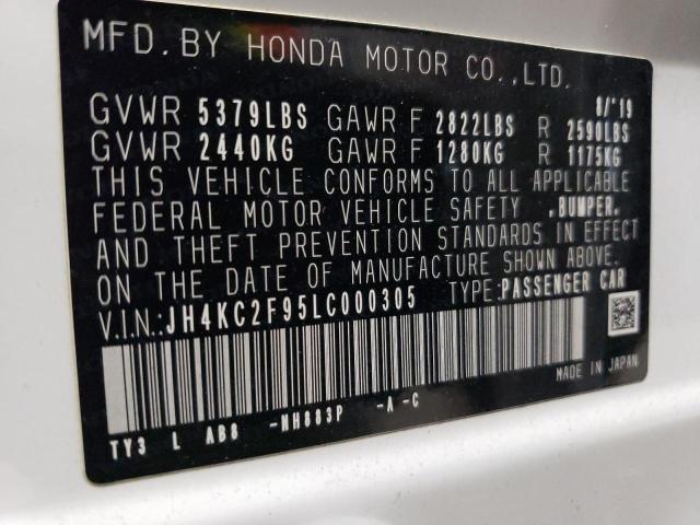 2020 ACURA RLX SPORT JH4KC2F95LC000305