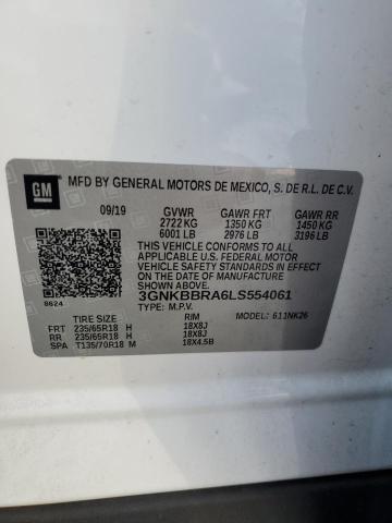 2020 CHEVROLET BLAZER 1LT - 3GNKBBRA6LS554061
