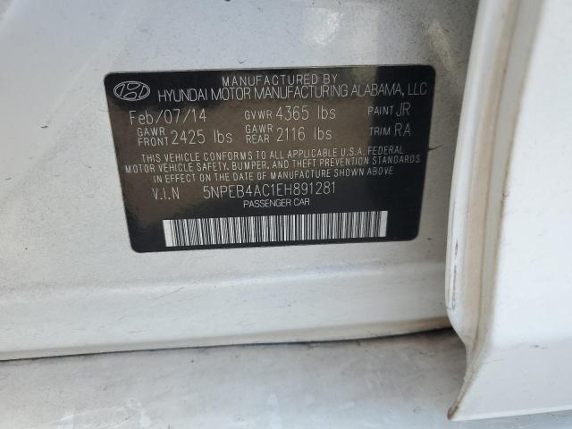 VIN 5NPEB4AC1EH891281 2014 Hyundai Sonata, Gls no.12