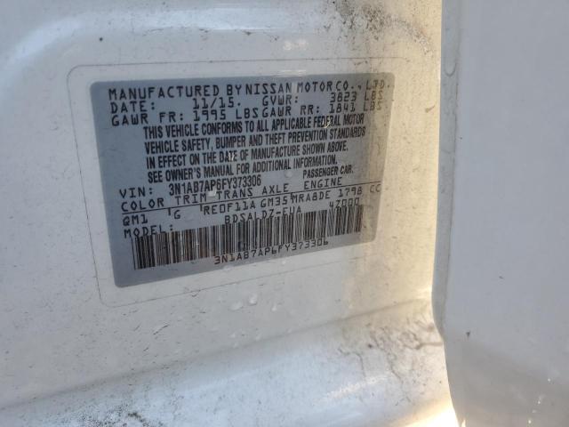 2015 NISSAN SENTRA S - 3N1AB7AP6FY373306