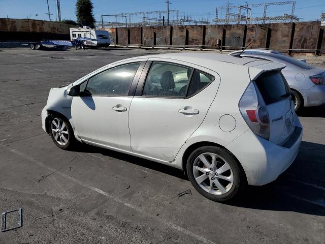 TOYOTA PRIUS C 2013 white  hybrid engine JTDKDTB30D1037541 photo #3