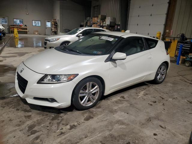 HONDA CR-Z EX 2012 white  hybrid engine JHMZF1D62CS000972 photo #1