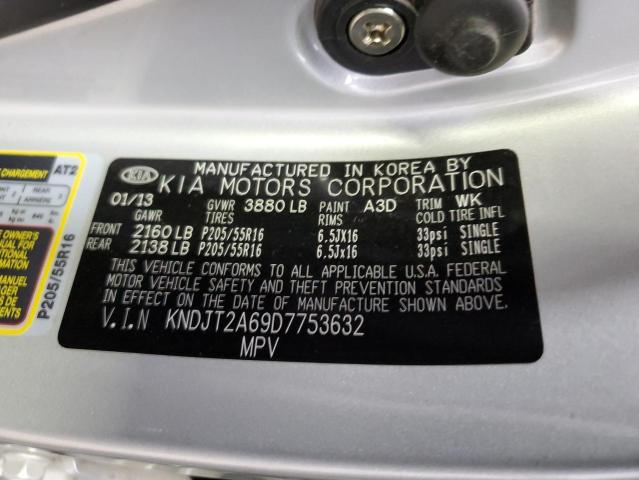 VIN KNDJT2A69D7753632 2013 KIA SOUL no.12