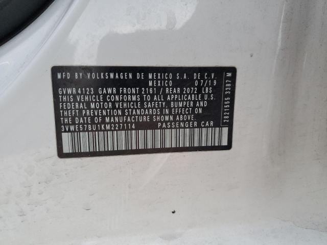 2019 VOLKSWAGEN JETTA SEL - 3VWE57BU1KM227114