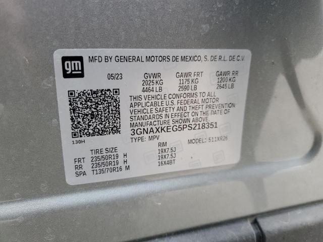 2023 CHEVROLET EQUINOX LT - 3GNAXKEG5PS218351