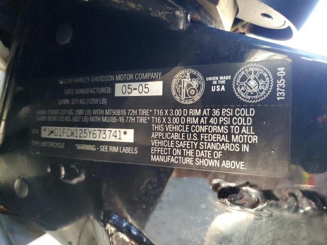 2005 HARLEY-DAVIDSON FLHTCUI 1HD1FCW125Y673741