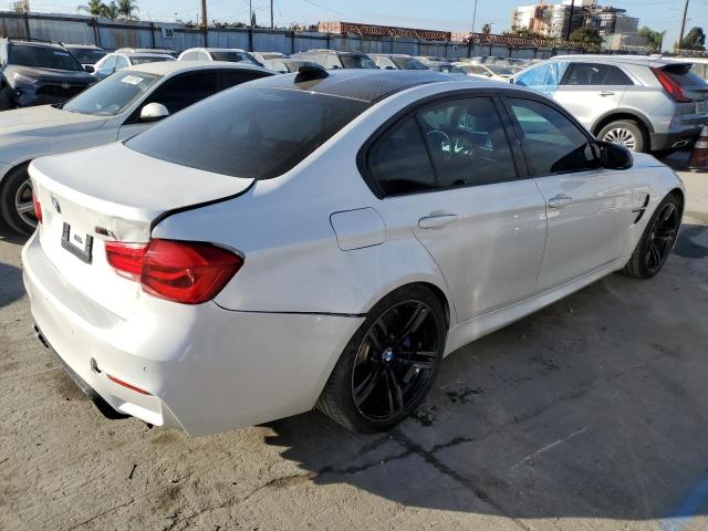 BMW M3 2018 white  gas WBS8M9C50J5K98694 photo #4