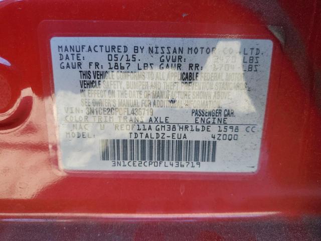 2015 NISSAN VERSA NOTE - 3N1CE2CP0FL436719