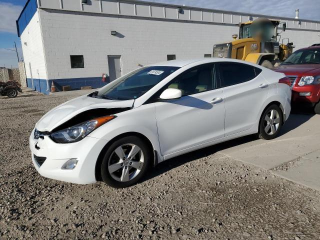 HYUNDAI ELANTRA GL 2013 white  gas 5NPDH4AE8DH315536 photo #1