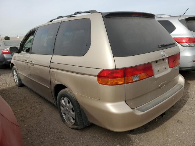 HONDA ODYSSEY EX 2002 beige sports v gas 5FNRL18082B022678 photo #3