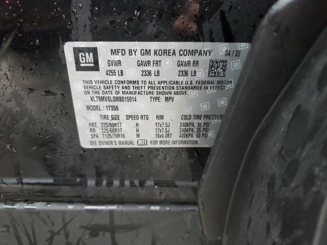2021 CHEVROLET TRAILBLAZE - KL79MVSL0MB015914