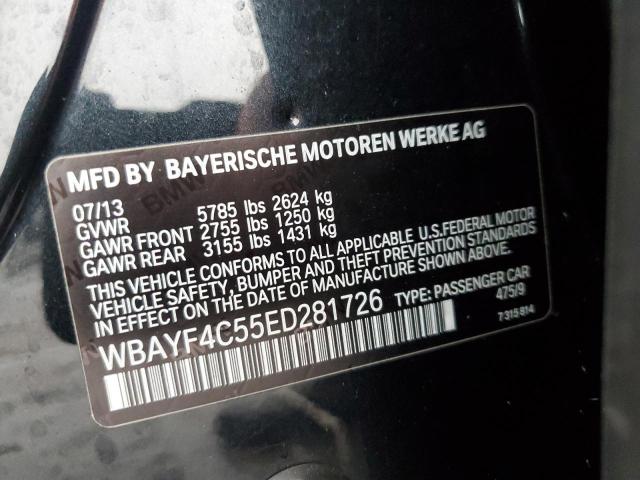 VIN WBAYF4C55ED281726 2014 BMW 7 SERIES no.12