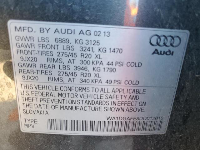 VIN WA1DGAFE8DD012010 2013 Audi Q7, Prestige no.13