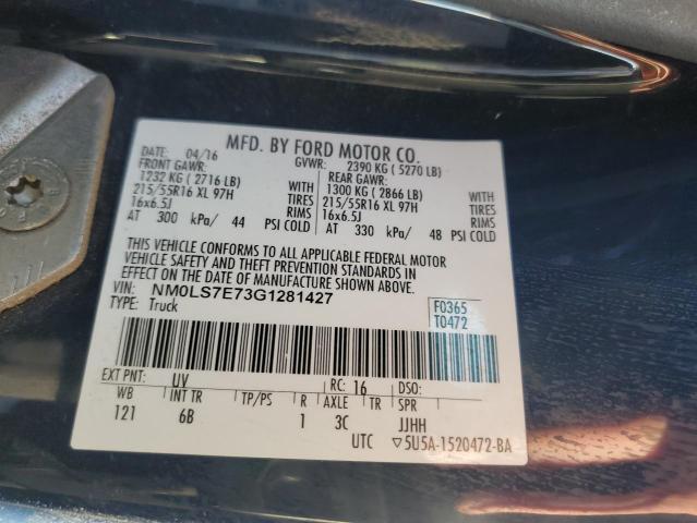 2016 FORD TRANSIT CO - NM0LS7E73G1281427