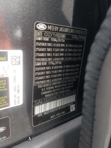 2018 LAND ROVER RANGE ROVE - SALGS5REXJA396544