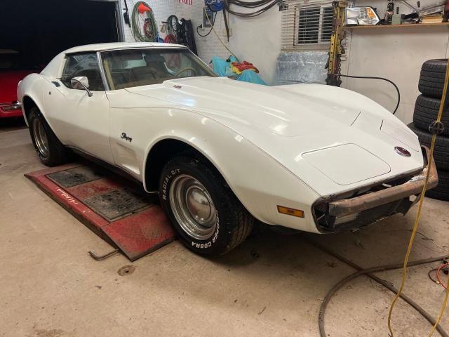 CHEVROLET CORVETTE 1973 white   1Z37T3S410988 photo #1