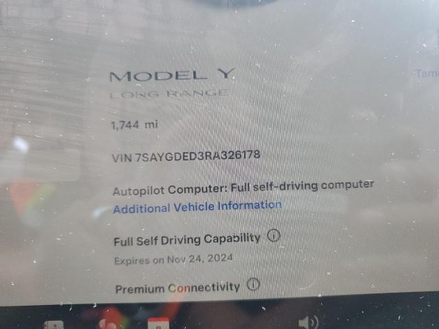 2024 TESLA MODEL Y - 7SAYGDED3RA326178