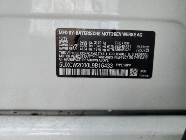 VIN 5UXCW2C00L9B16433 2020 BMW X7 no.13