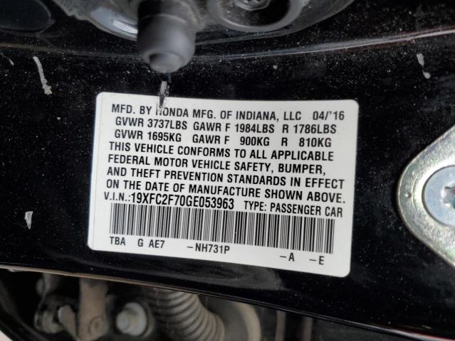 2016 HONDA CIVIC EX - 19XFC2F70GE053963