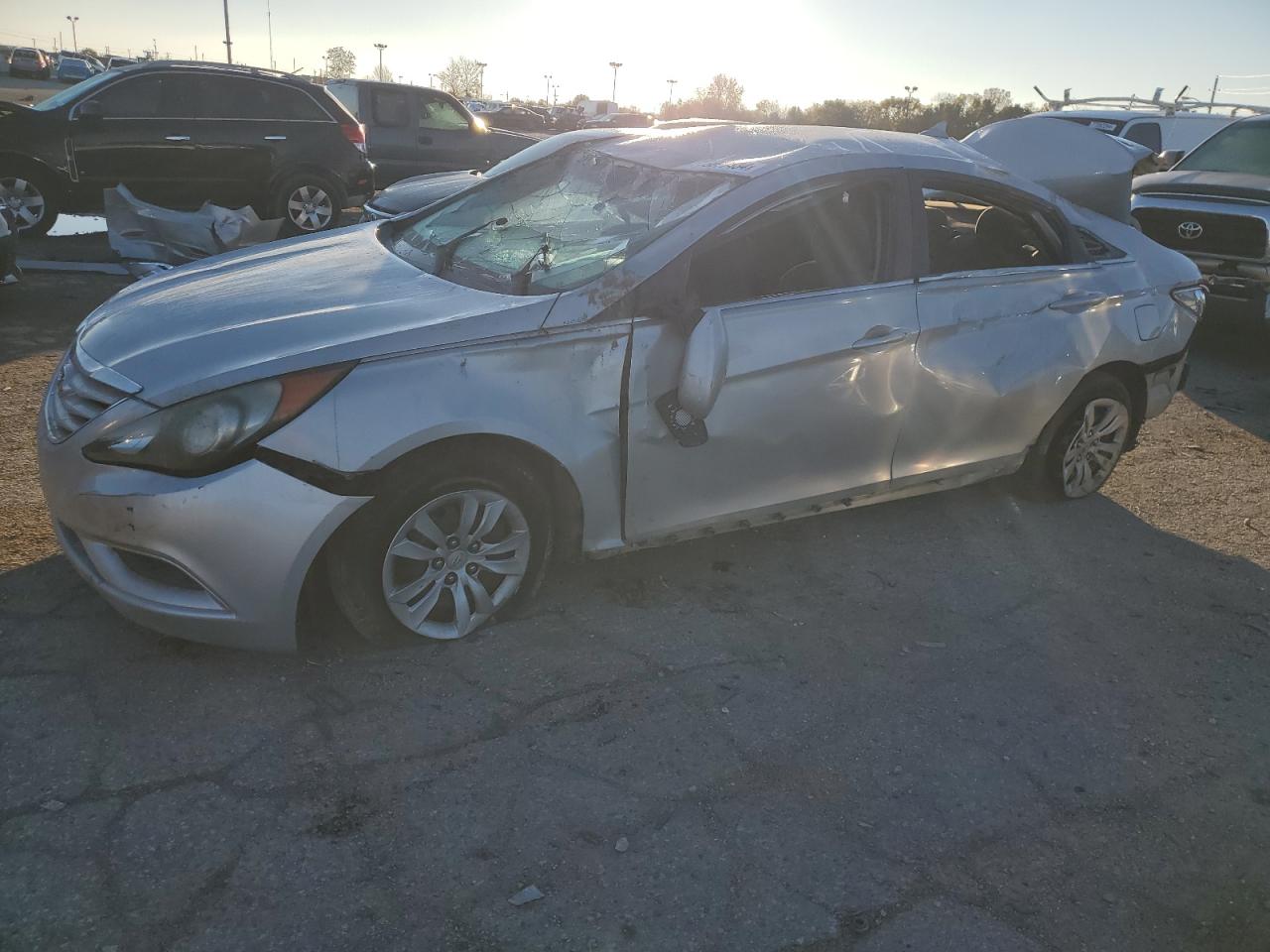 Lot #3024176842 2011 HYUNDAI SONATA GLS