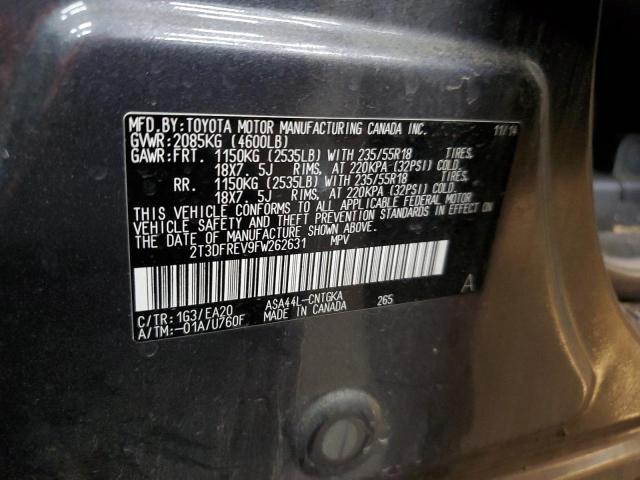 2015 TOYOTA RAV4 LIMIT - 2T3DFREV9FW262631