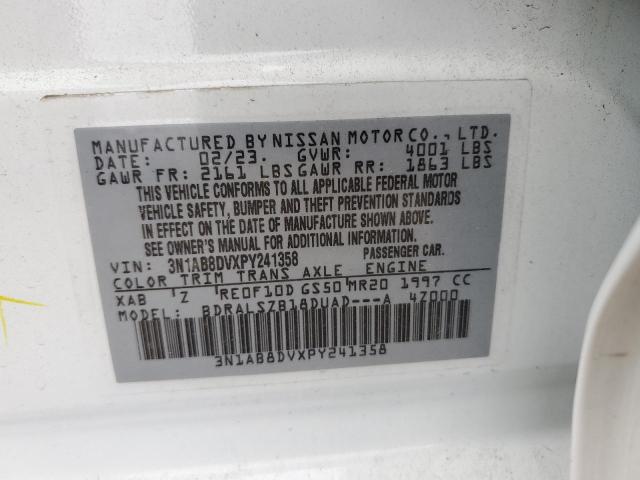2023 NISSAN SENTRA SR 3N1AB8DVXPY241358