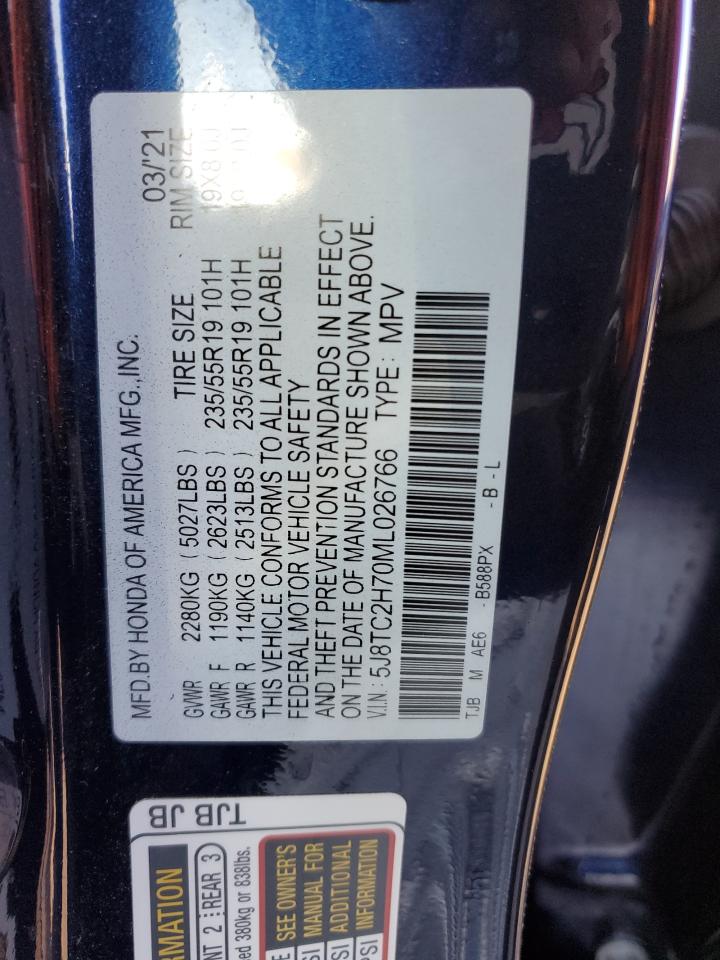 2021 Acura Rdx Advanc ance , VIN: 5J8TC2H70ML026766