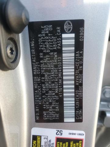 VIN 4T1G11AK3MU465013 2021 TOYOTA CAMRY no.12