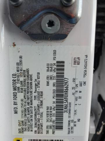 2017 LINCOLN MKZ PREMIE - 3LN6L5A9XHR662977