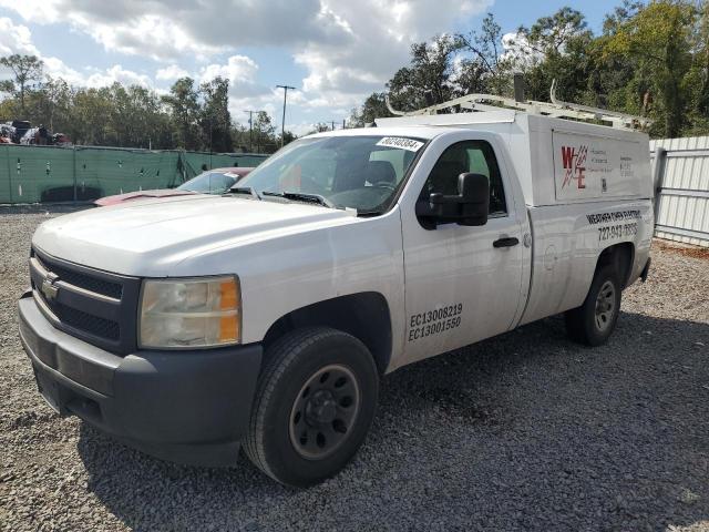 CHEVROLET SILVERADO 2008 white  gas 1GCEC14X28Z137006 photo #1