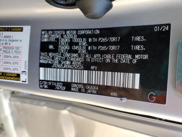 2024 TOYOTA 4RUNNER SR - JTENU5JR0R6250526
