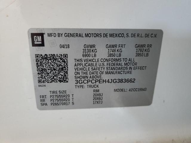 VIN 3GCPCPEH4JG383662 2018 CHEVROLET ALL MODELS no.13